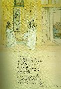 Carl Larsson morgonupvaktning for prins eugen pa lilla hyttnas den china oil painting artist